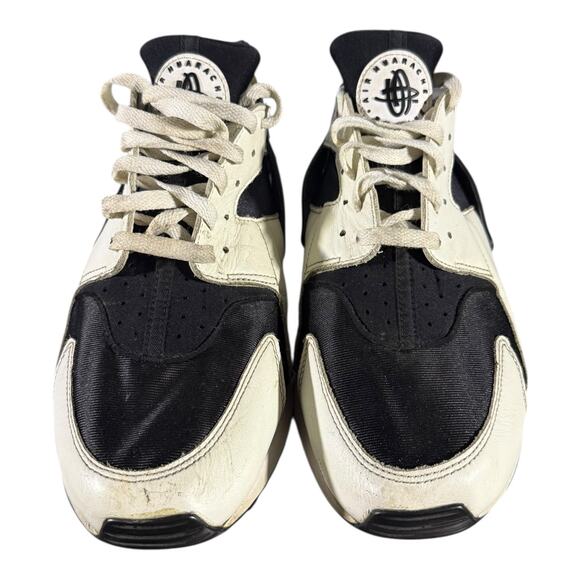 Nike Air Huarache DD1068-001 Black White Gold Men’s Size 13 Retro Sneakers - Picture 3 of 8